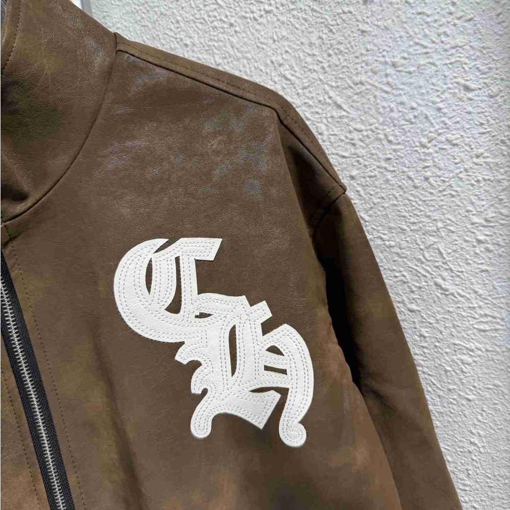 Chrome Hearts Brown Bomber with White Crosses - Picture 8 of 10